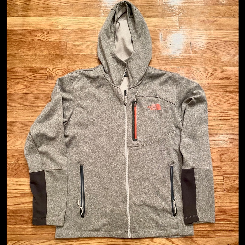 The North Face Full Zip Hoodie in Grey